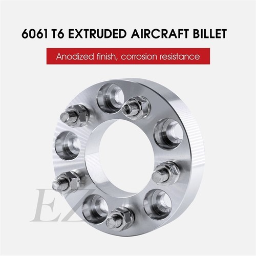 4 Wheel Adapters 5 Lug 5x120.7 ¦ 5x4.75 Camaro Corvette ZR-1 20mm-2"NEW - Picture 3 of 4