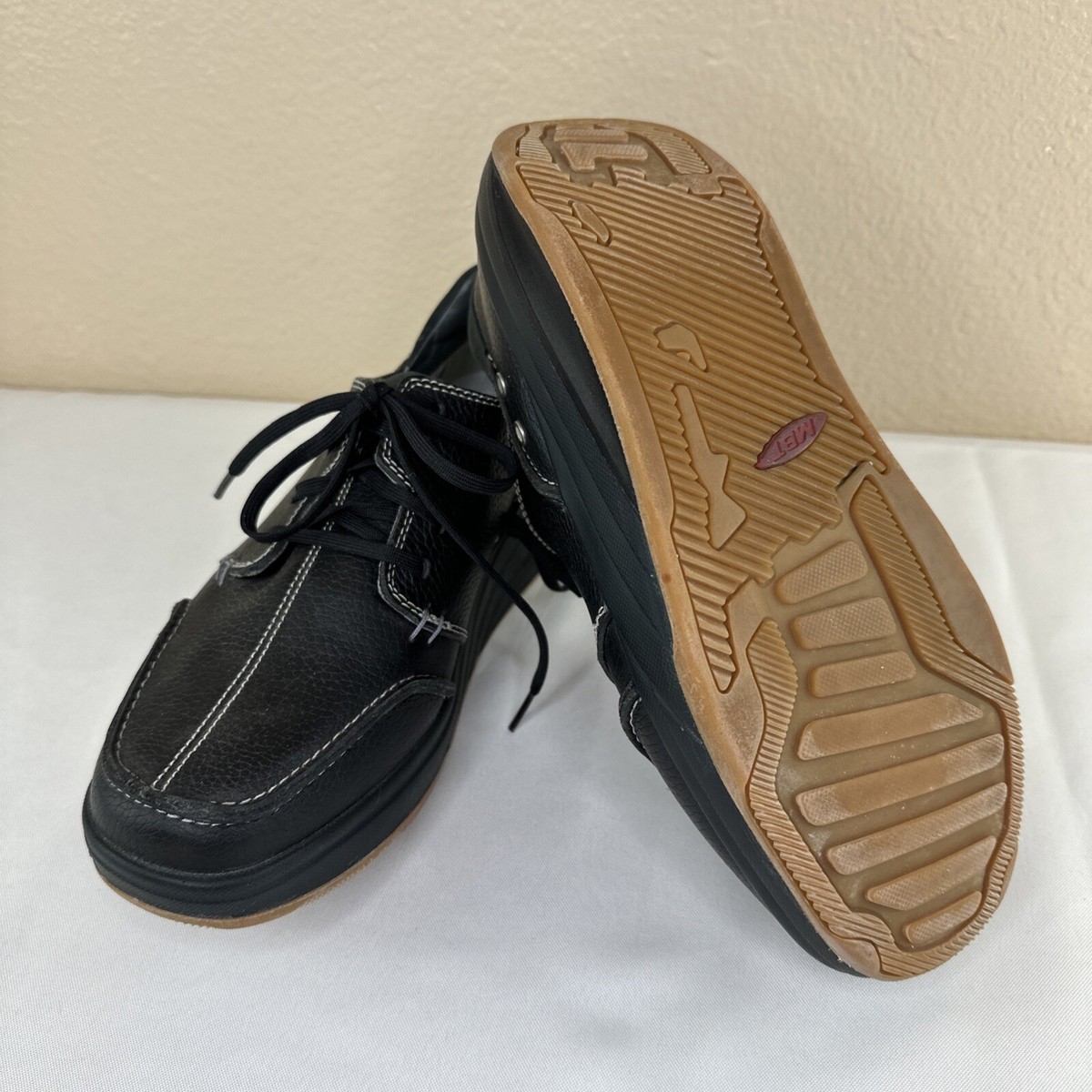 MBT Lofa‎ Mens Comfort Shoes Orthotic Orthopedic Comfort Black Leather 9 Amazon.com | Men main image 2