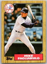⚾ 1987 Topps #195 Mike Pagliarulo New York Yankees