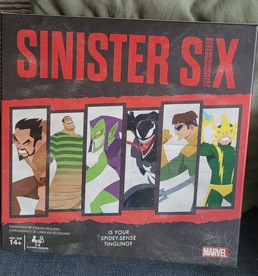 Sinister Six Marvel Villian Brettspiel, Spiderman, Neu.