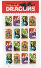 2018 Forever Dragons full Sheet of 16, Scott #5307-5310, Mint NH