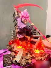 Reino Unido Estudio Dragon Ball Escala 1/4 Zamasu Goku Modelo Resina Negra En Stock Luz Led