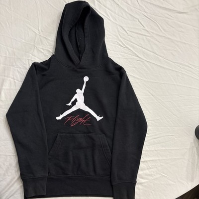 Nike Air Jordan Pullover Fleece Hoodie S 8-10 Yrs. Slight Fading On Sleeves.