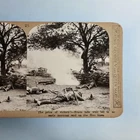 WW1 Military Stereoview C1916 Real Photo France British Casualties Of Charge