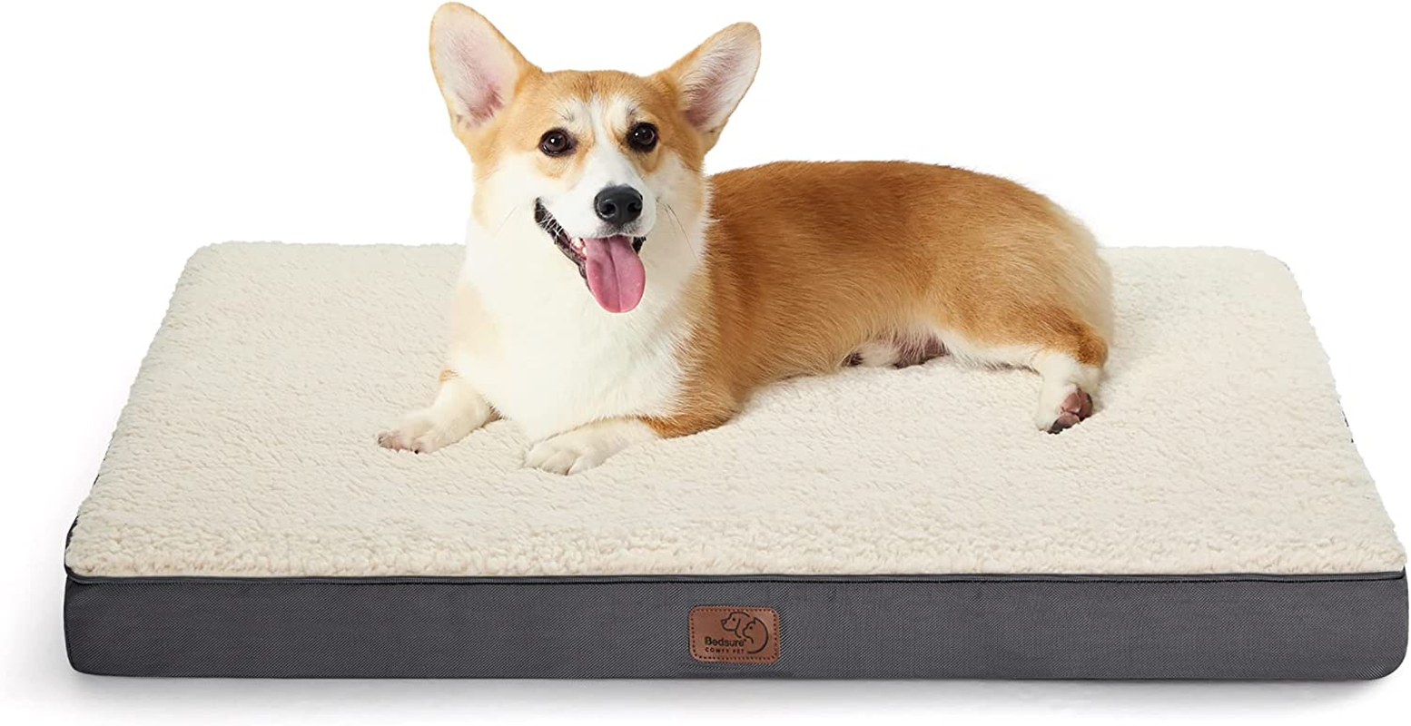 Orthopedic Waterproof Dog Bed Medium Size with Removable Cover