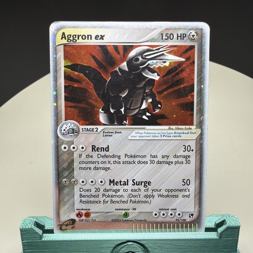 The Pokémon Company Aggron ex 95/100 EX Sandstorm Holo 