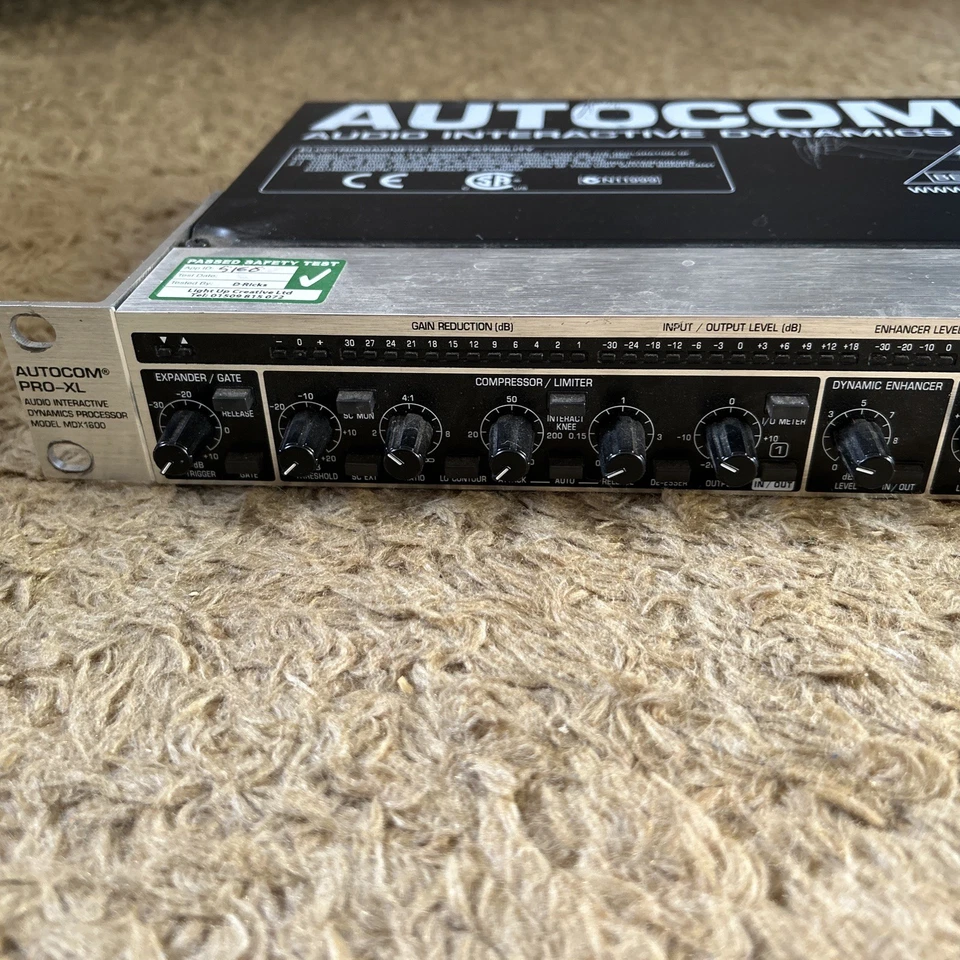 Behringer Autocom Pro-XL MDX1600, Dual Channel Dynamics Processor. - Image 2 of 4