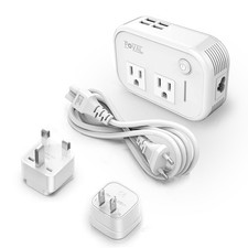 Power Step Down 220V to 110V Travel Voltage Converter International Power Ada...