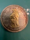 Republic of Minerva 35 Dollars Silver/Gold 1973  .999 Silver/ 24K gold 5 grains