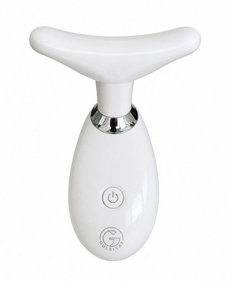 Face and Neck Massager LED light Beauty Device Rechargable Skin Care Tool