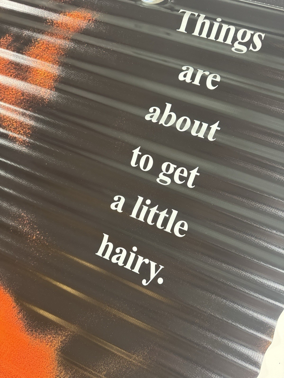 An American Werewolf in Paris 1997 Original Vinyl Bus Shelter Movie Poster 47x66