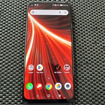 TCL 10 5G UW (T790S) 128GB - Gray (Verizon) Smartphone *missing SIM tray - N1