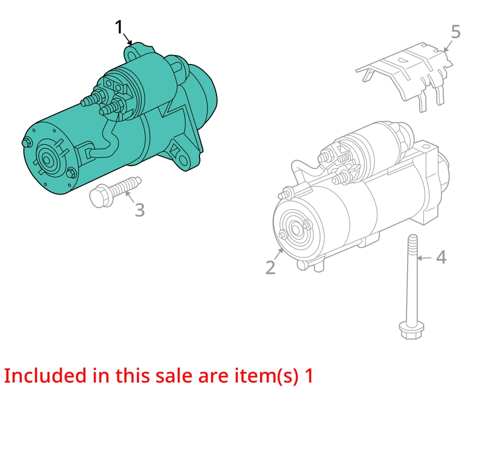 Isuzu I-280 2006 camioneta motor de arranque fabricante de equipos originales 102 k millas - LKQ339668687 Foto 4 de 4