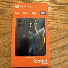 BOOST MOBILE PREPAID MOTOROLA MOTO G 2025 128GB GRAY BRAND NEW SEALED