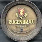 Vintage Rugenbrau Advertising Beer Sign Barrel Head Keg Tap Bar Display Decor
