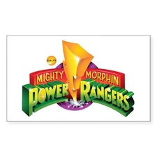 CafePress Classic Power Rangers Logo Sticker (rect.) (967941278)