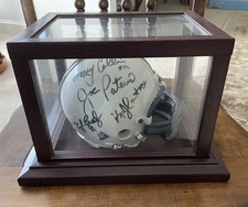 1994 Penn State min helmet signed Joe Paterno, Kerry Collins, Carter, Kyle Brady