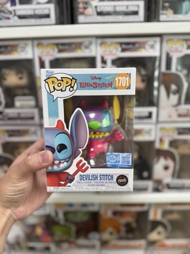Funko Pop! Vinyl: Disney - Devilish Stitch (Chase) - Entertainment Earth...