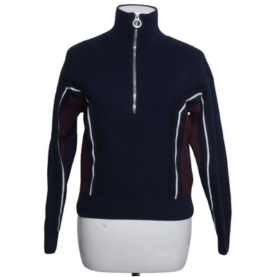 Fusalp, Strickpullover, Größe: M, Blau/Rot/Mehrfarbig, Wolle, Sonstiges #EBj