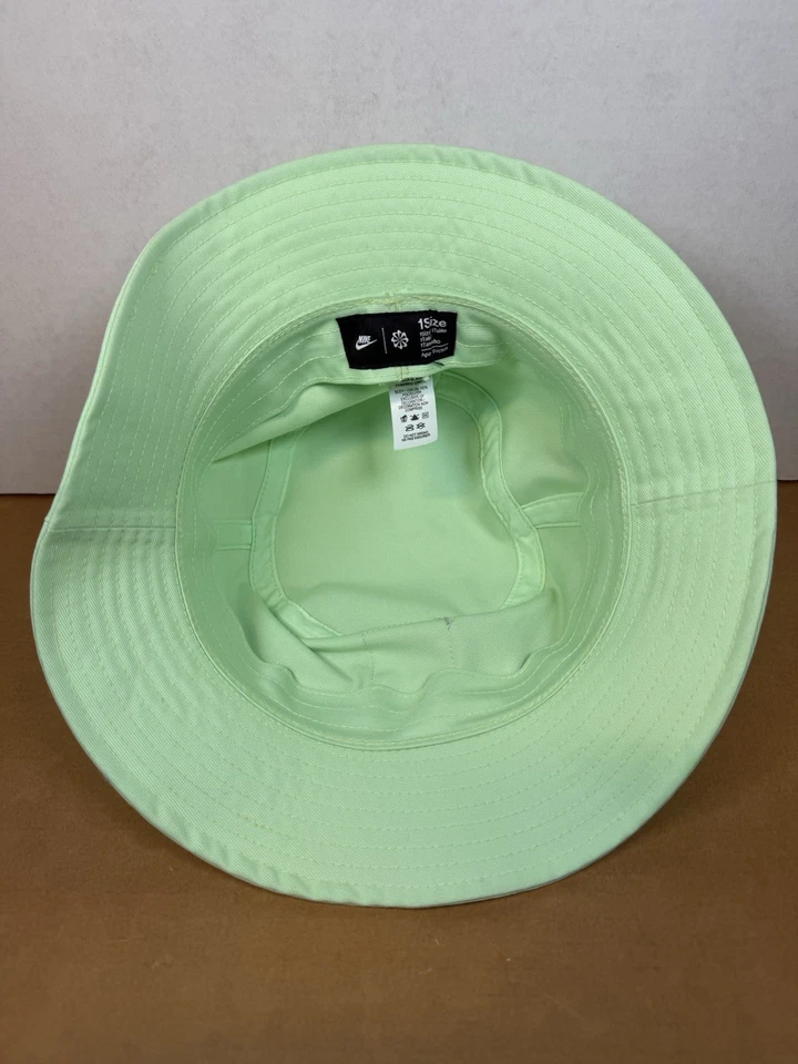 Chapéu balde Nike Apex Futura - Verde vapor com logotipo roxo - Imagem 4 de 4