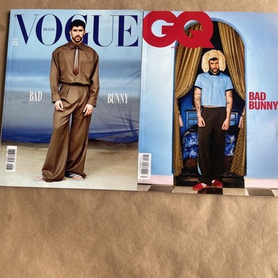 VOGUE BRAZIL X2 February 2026 BAD BUNNY SUPER BOWL LIMITED EDITION IMPORTED ONLY