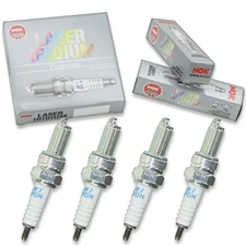 4pcs 08-13 Kawasaki ZG1400 Concours ABS NGK Laser Iridium Spark Plugs 1352cc yh