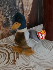 RARE RED TAG 463‼️ Ty Beanie Baby Jake The Mallard Drake Duck 1997    