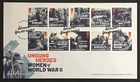 GB 2022 Unsung Heroes Women of WWII Unaddressed FDC FDI London SW1 Cancel