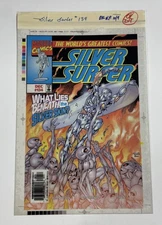 Silver Surfer 134 Color Separation Films 3M Comic Cover Production Art