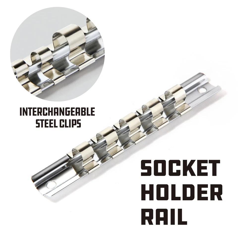 Powerbuilt 5 Pc. 3/8 in. Drive Torx Bit Socket Set, Size from T40 to T55 - Image 4 of 4