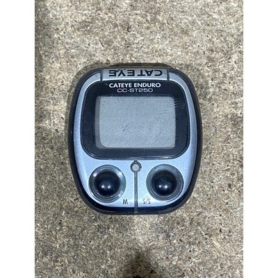 Cateye Tomo CC-ST250 Fahrradcomputer silber LCD Display abnehmbar robust