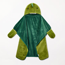 Wonder Co. Dino Hooded Throw Blanket