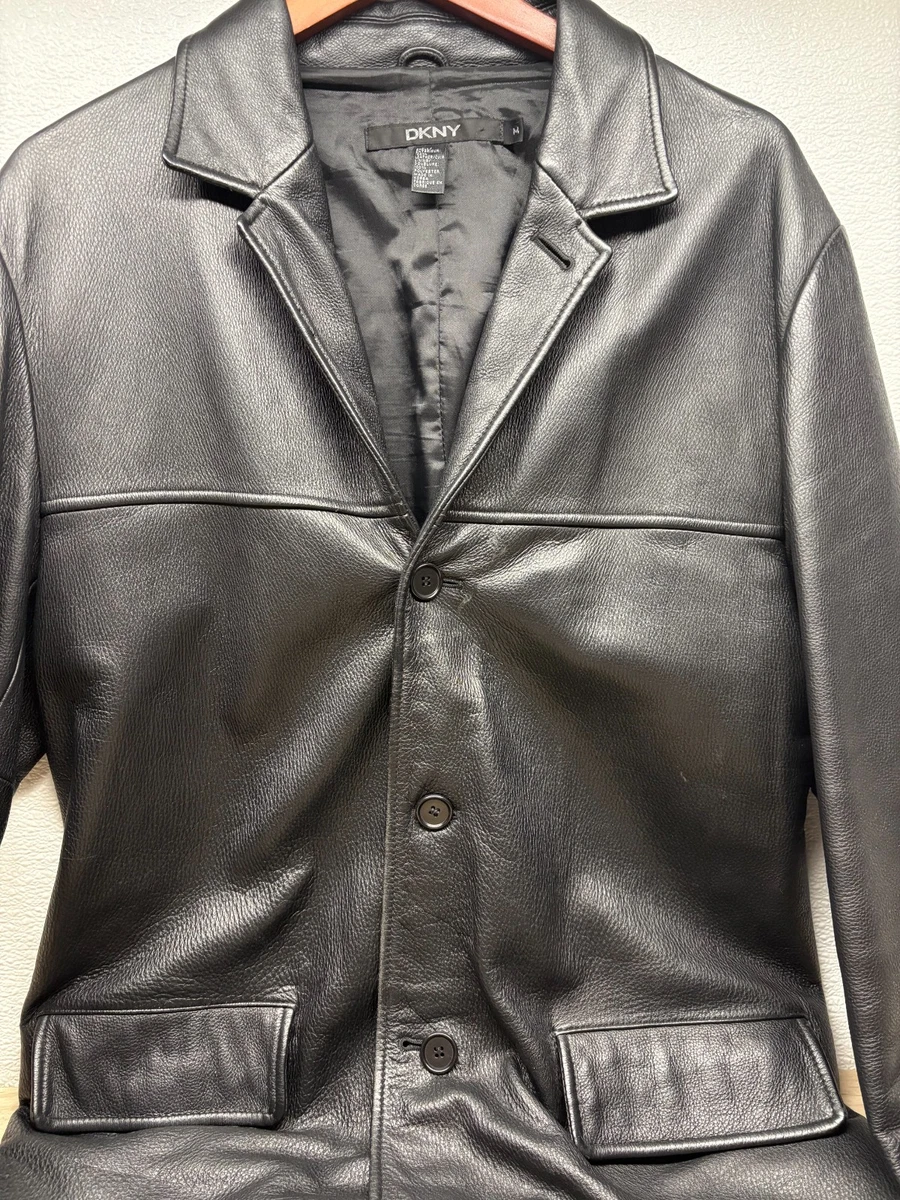 DKNY Leather Outer Shell Coats, Jackets & Vests for Men for Sale