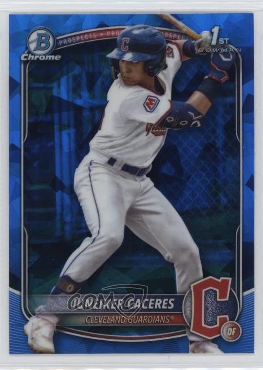 2025 Bowman Chrome Sapphire Edition Prospects Juneiker Caceres #BCP-231 14md