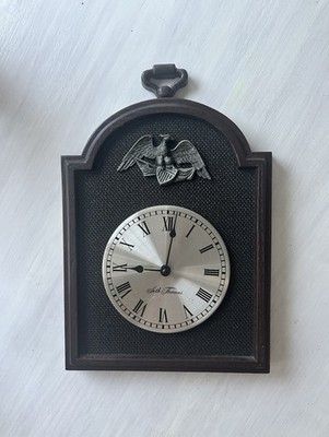 Seth Thomas Eagle Wall Clock, Vintage 1970s, Institution Model E318-001
