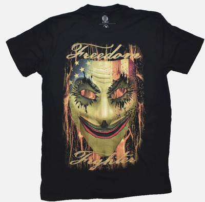 Get Down Art Mens GDA Freedom Fighter Protest Shirt By Daveed Benito New S-2XL