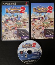 Metropolismania 2 (Sony PlayStation 2, PS2, 2007) Cib Complete w/ Reg Card