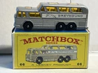 1960’s Matchbox Lesney # 66 Boxed Greyhound Coach + Box Nm To Mint! Never Played