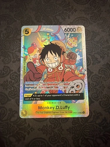 One Piece TCG The Best Vol. 2 PRB-02 - Monkey.D.Luffy OP07-109 SR