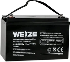 12V 100Ah Deep Cycle AGM Battery,Group 31 Batteries For RV Solar Marine Off-Grid