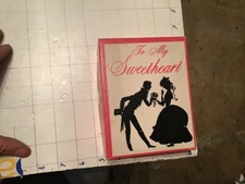 1950s or 60s trick/gag/ joke: 1957 TO MY SWEETHEART - H Fishlove & co