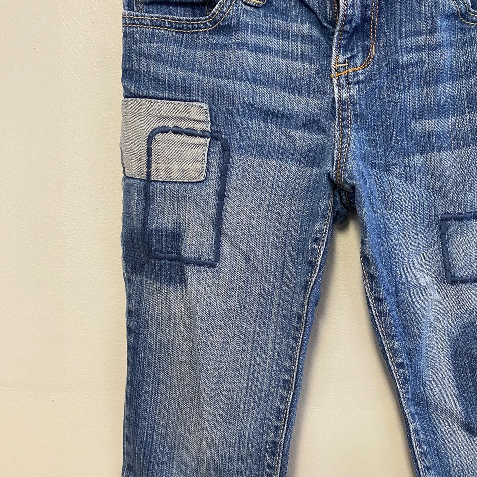 Pantalones de mezclilla capri cortos Old Navy Flirt talla 10 retazos Foto 2 de 4