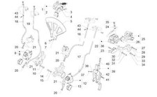 Genuine MP3 350 Maxi Sport E4 ABS Front Left Brake Caliper 2018 2019