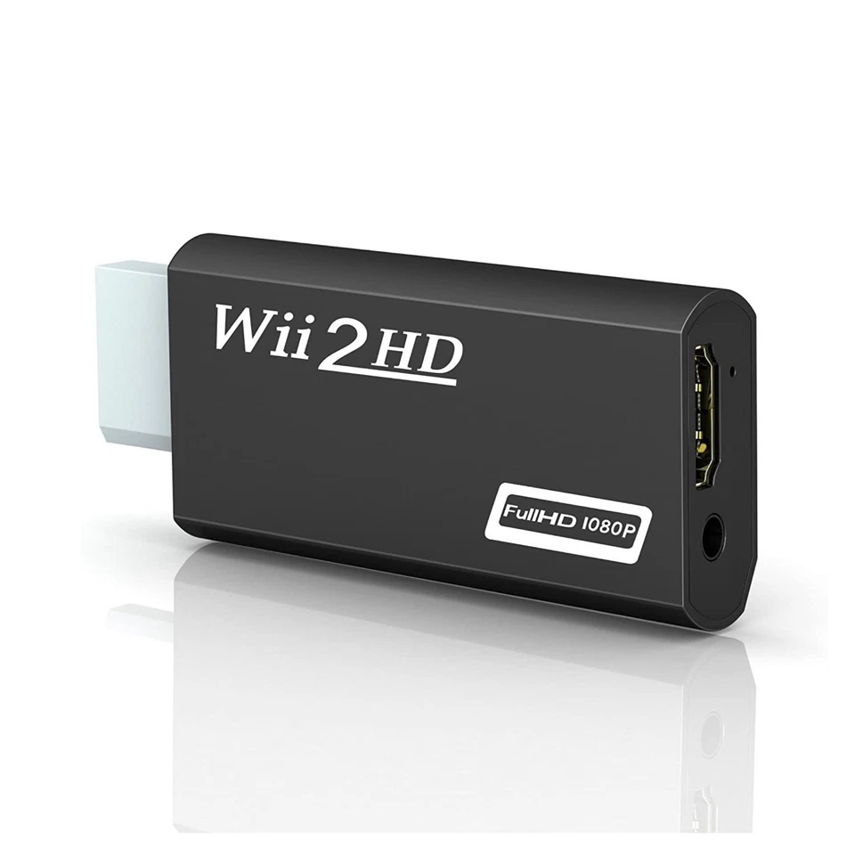 Nintendo Wii HD-Anschluss Adapter Konverter - Auswahl mit oder ohne Kabel (NEU) - Bild 4 von 4