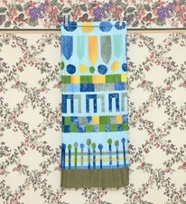 Issey Miyake Pleats Please Inspired Blue Colorful Polka Dot Long Slim Skirt