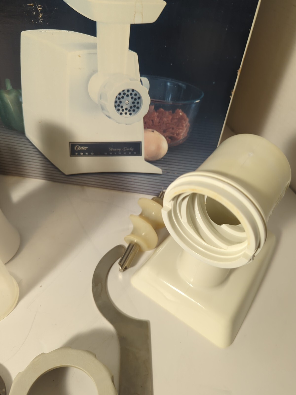 Vintage Oster High Output Meat Food Meat Grinder 4726+ Sausage Maker no