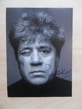 Pedro Almodovar autograph signed A4 magazine image