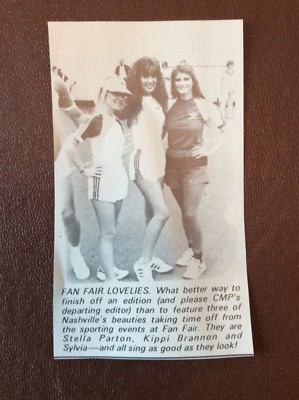 H1a Ephemera 1983 Country & Western Bild Stella Parton Kippi Brannon