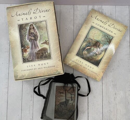 Animals Divine Tarot, Lisa Hunt, Includes Booklet & Box, Astrology, Paranormal,  - Picture 1 of 8
