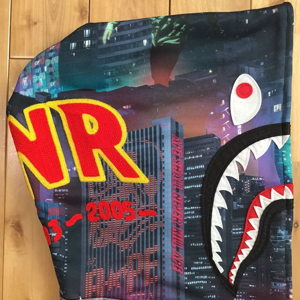 BAPE NEON TOKYO shark full zip hoodie A Bathing Ape Size S | eBay